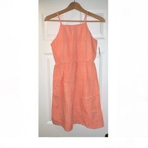 Girls Old Navy Dress.  Size XXL (14-16).  Peach.  NWT.   Skinny straps.